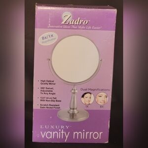 Zadro Luxury Vanity Mirror Doble Sided 8×/1×